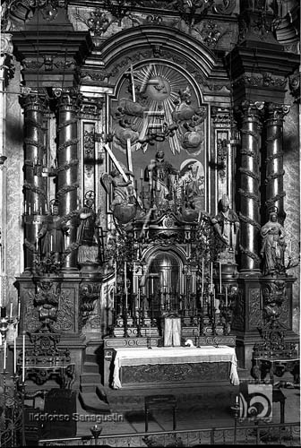 Iglesia de San Vicente. Altar Mayor. Ildefonso San Agustín. Huesca